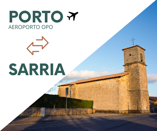 Traslado Aeropuerto de Porto <-> Sarria